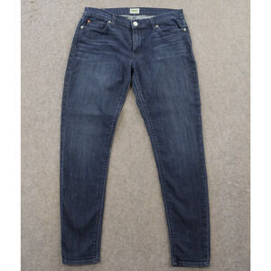 Hudson Jeans Womens 31 Blue Krista Super Skinny Mid Rise Stretch